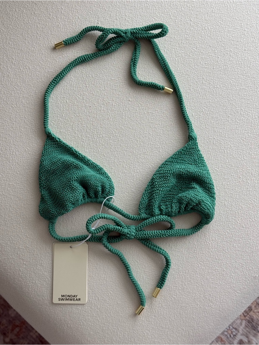 Monday Swimwear Pond Crinkle Palma Top - Picture 8 of 8
